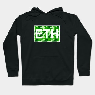 Ethereum Green Camo Inside Hoodie